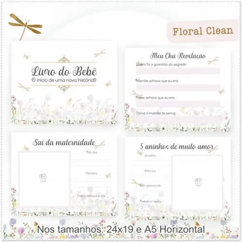 Arquivo Digital Caderneta Saúde Floral Clean