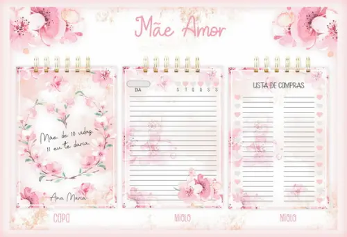 Arquivo Digital Caderno Compras Mãe