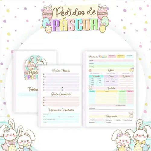 Arquivo Digital Caderno Pedidos Páscoa