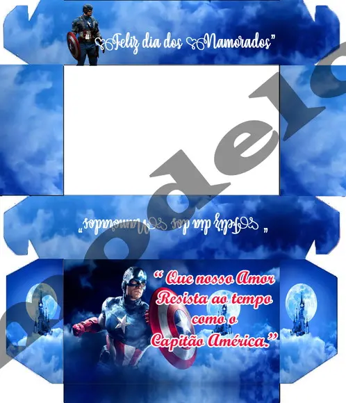 Arquivo Digital Caixa Capitão America