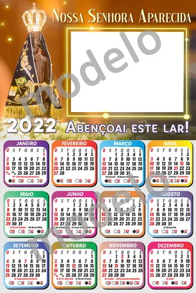 ARQUIVO DIGITAL CALENDÁRIO 2022