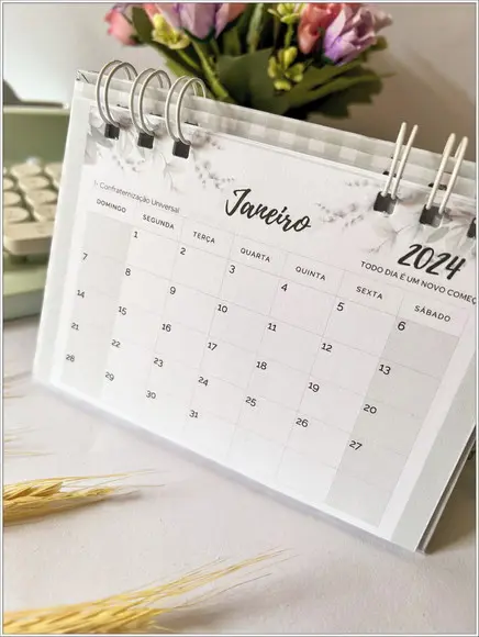 Arquivo Digital Calendário de Mesa 2024
