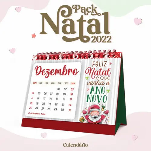 ARQUIVO DIGITAL CALENDÁRIO DE MESA NATAL 2022
