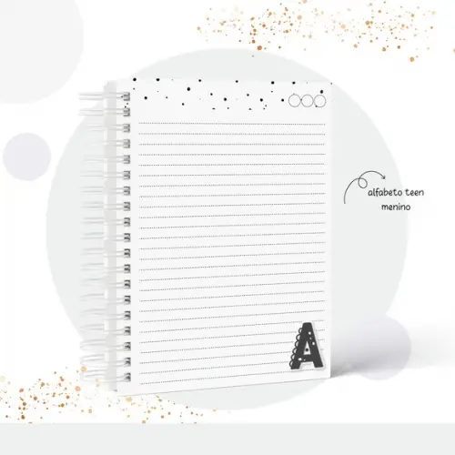 Arquivo Digital Capa Caderno Alfabeto