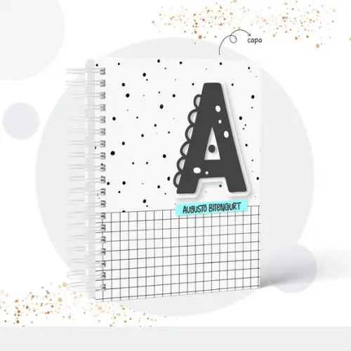 Arquivo Digital Capa Caderno Alfabeto
