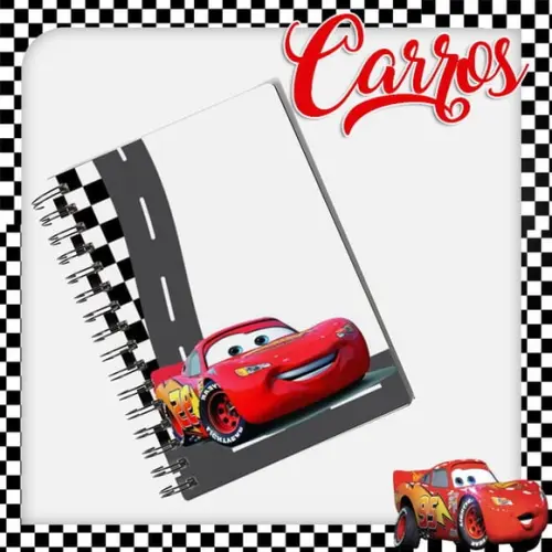 Arquivo Digital Capa Caderno Carros
