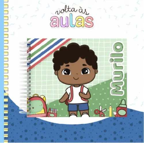 Arquivo Digital Capa Caderno Escolar