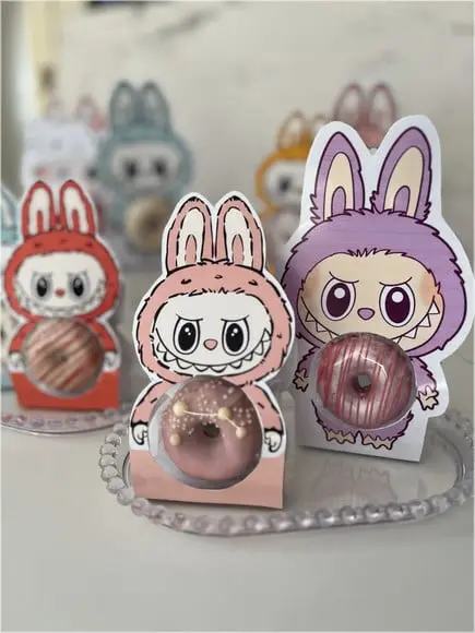 Arquivo Digital Card Donuts Labubu