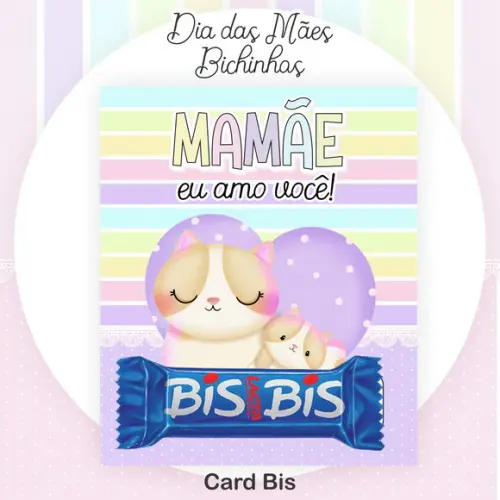 Arquivo Digital Cartão Bis Dia das Mães