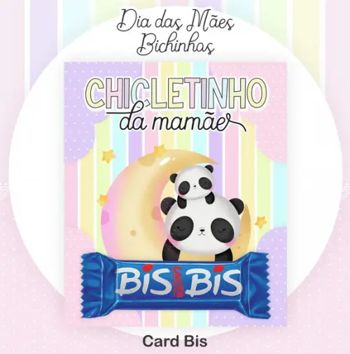 Arquivo Digital Cartão Bis Dia das Mães