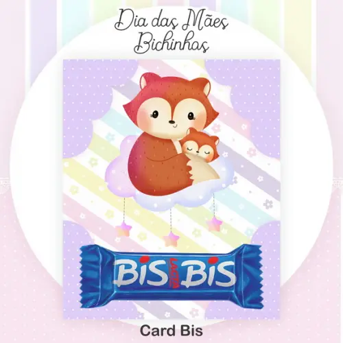 Arquivo Digital Cartão Bis Dia das Mães