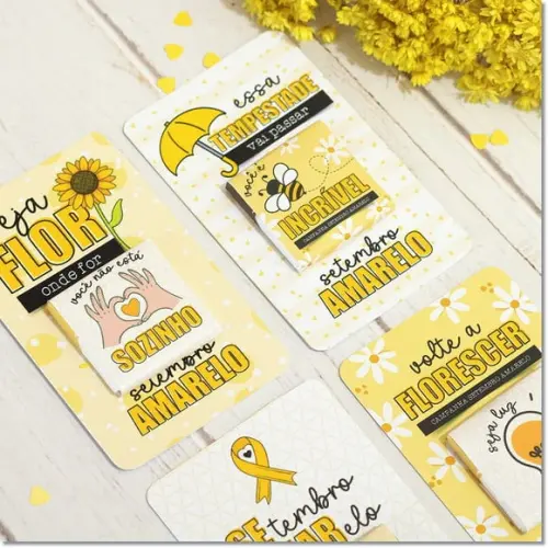 Arquivo Digital Cartão Chocolate Setembro Amarelo