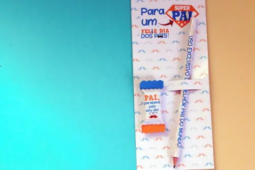 Arquivo Digital Cartão Lápis Dia dos Pais