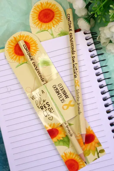 Arquivo Digital Cartão Lápis Setembro Amarelo