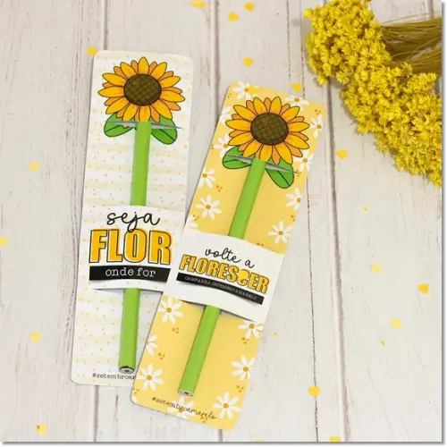 Arquivo Digital Cartão Lápis Setembro Amarelo
