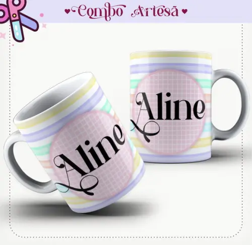 Arquivo Digital Combo Agenda + Caneca Artesã