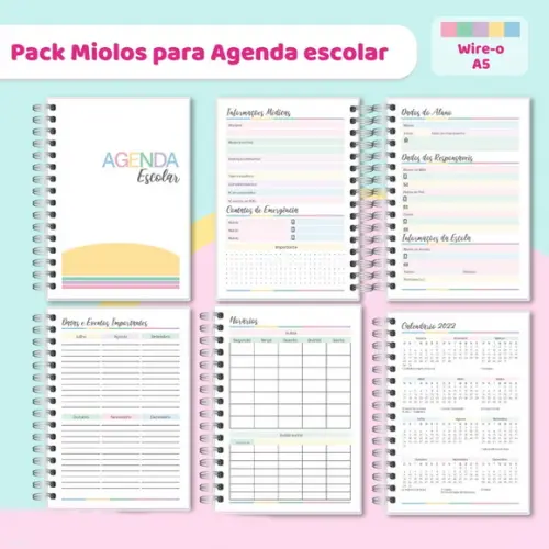Arquivo Digital Combo Agenda Escolar 2022