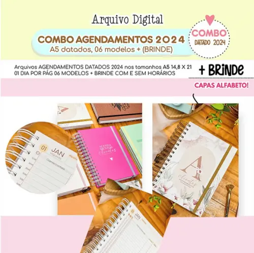 Arquivo Digital Combo Agenda Escolar 2024