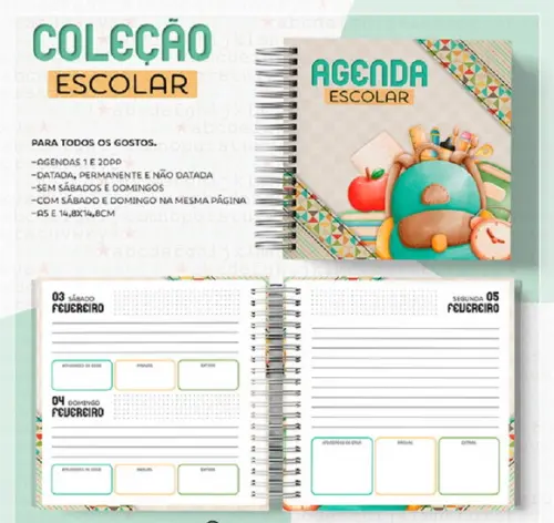 Arquivo Digital Combo Agenda Escolar 2024
