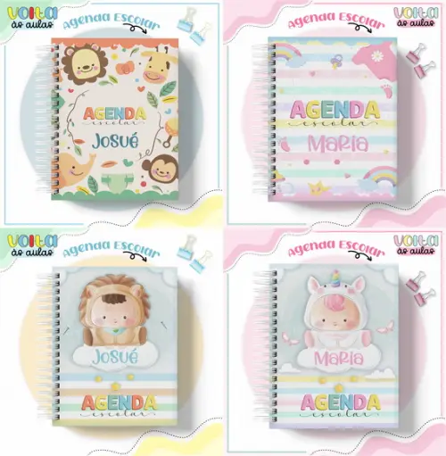 Arquivo Digital Combo Agenda Escolar Creche 2024