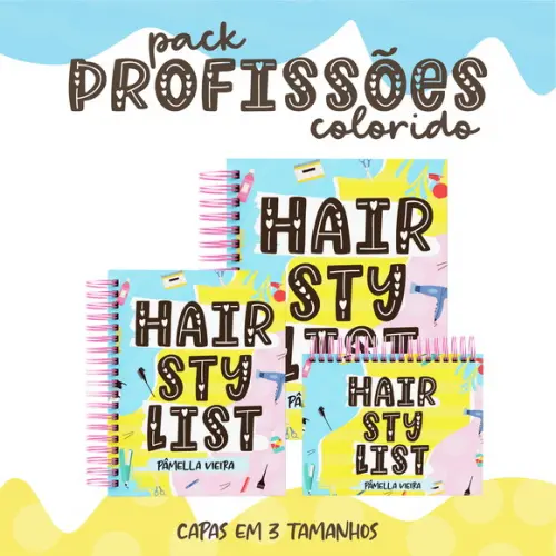 Arquivo Digital Combo Agenda Hair Stylist 2022