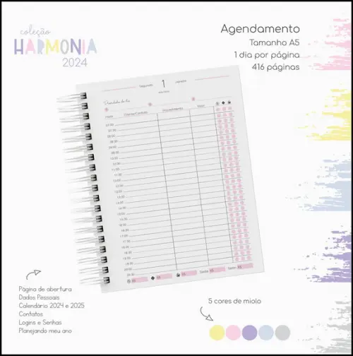 Arquivo Digital Combo Agenda Harmonia 2024