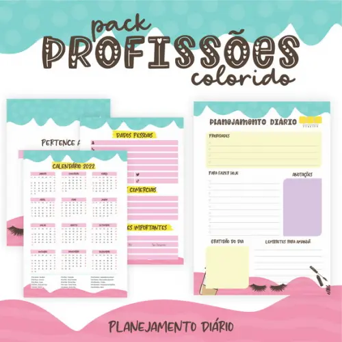 Arquivo Digital Combo Agenda Lash Design 2022