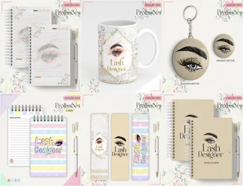 Arquivo Digital Combo Agenda Lash Designer 2024
