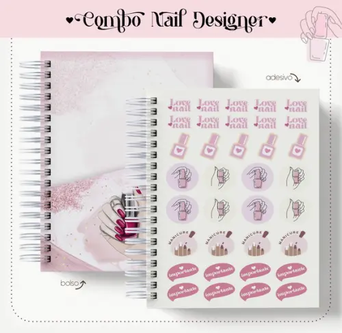 Arquivo Digital Combo Agenda Nail Designer 2023
