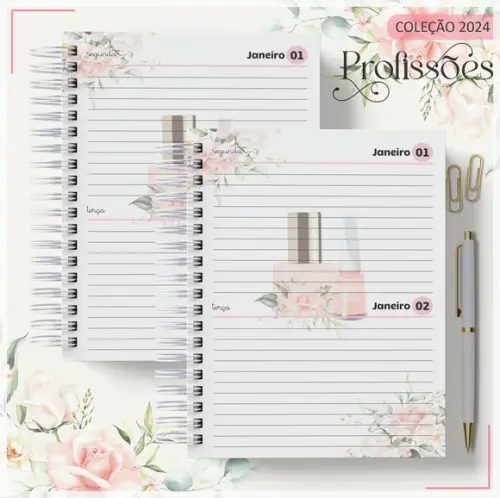 Arquivo Digital Combo Agenda Nail Designer 2024