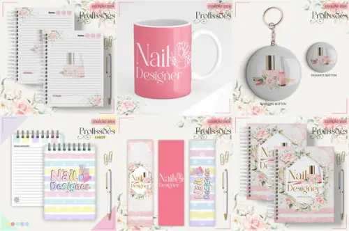 Arquivo Digital Combo Agenda Nail Designer 2024