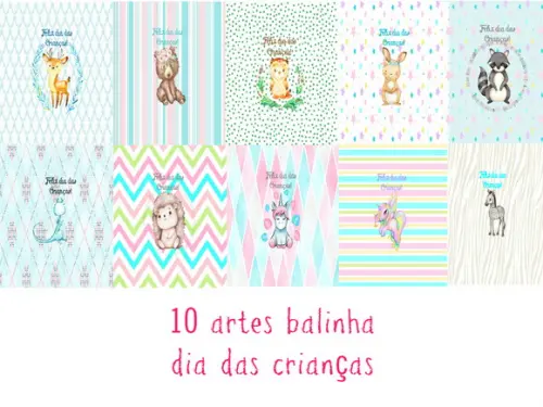Arquivo Digital Combo Balinhas Crianças 2