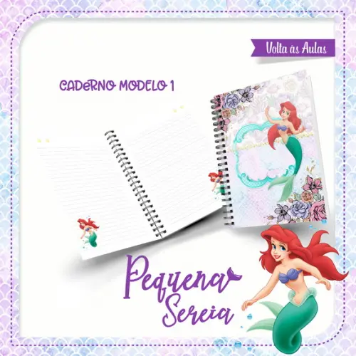 ARQUIVO DIGITAL COMBO CADERNO + BLOQUINHO ARIEL