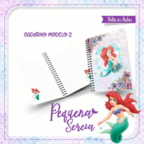 ARQUIVO DIGITAL COMBO CADERNO + BLOQUINHO ARIEL