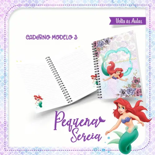 ARQUIVO DIGITAL COMBO CADERNO + BLOQUINHO ARIEL