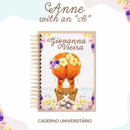 Arquivo Digital Combo Caderno Anne