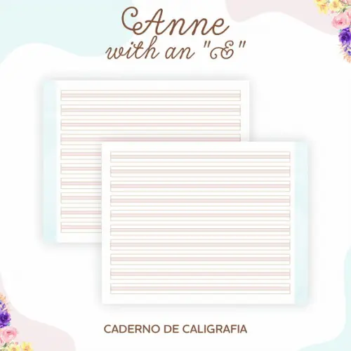 Arquivo Digital Combo Caderno Anne