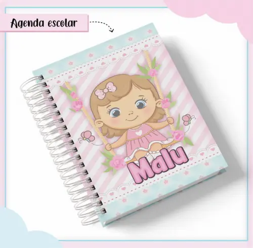 Arquivo Digital Combo Caderno Bonequinha