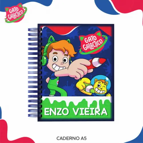 ARQUIVO DIGITAL COMBO CADERNO GATO GALÁCTICO