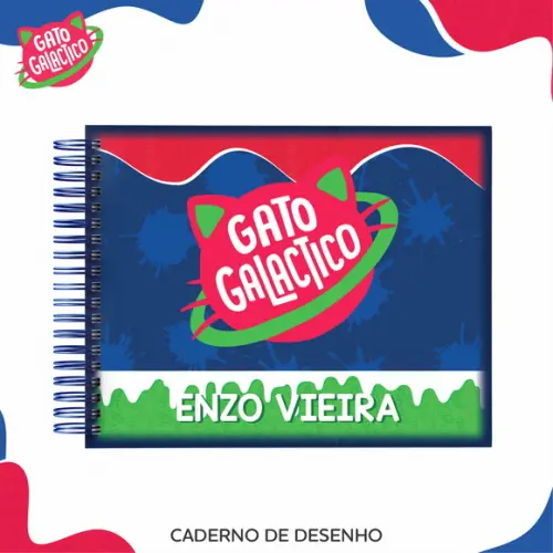 ARQUIVO DIGITAL COMBO CADERNO GATO GALÁCTICO
