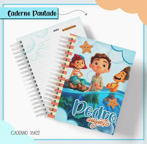 ARQUIVO DIGITAL COMBO CADERNO LUCCA