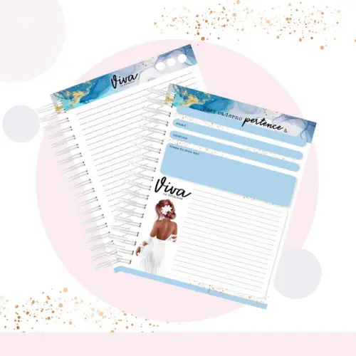Arquivo Digital Combo Caderno Menina