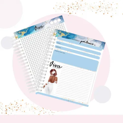 Arquivo Digital Combo Caderno Menina