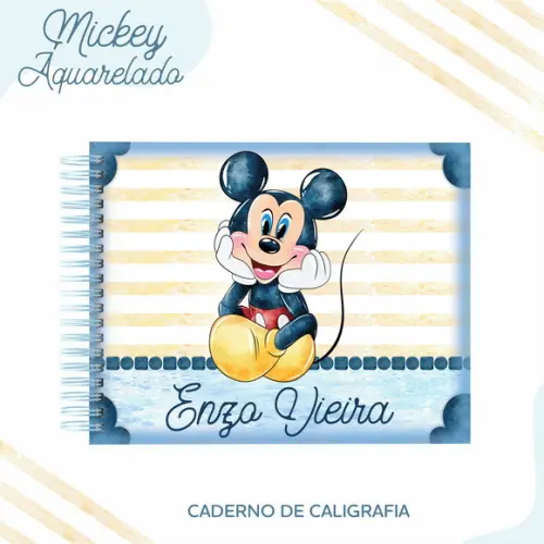 ARQUIVO DIGITAL COMBO CADERNO MICKEY