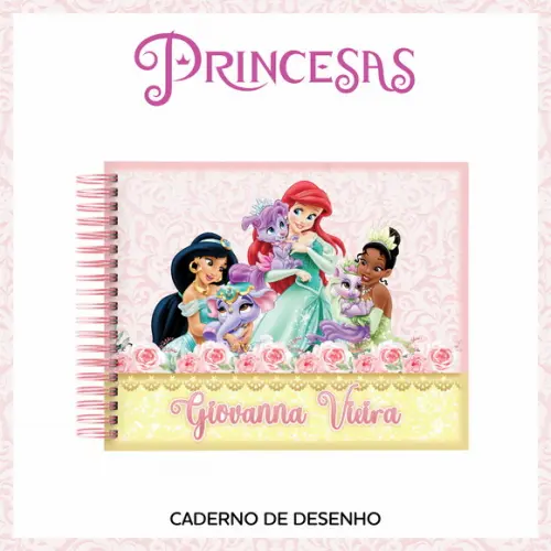 Arquivo Digital Combo Caderno Minnie