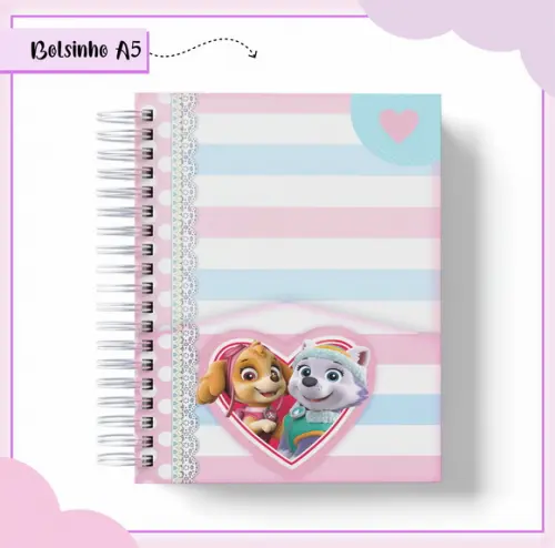 Arquivo Digital Combo Caderno Patrulha Canina