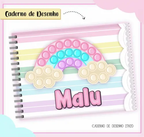 Arquivo Digital Combo Caderno Popit