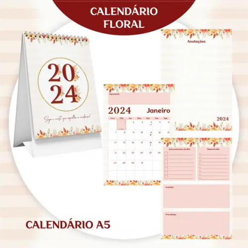 Arquivo Digital Combo Calendário 2024