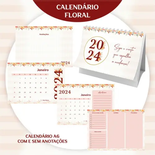 Arquivo Digital Combo Calendário 2024