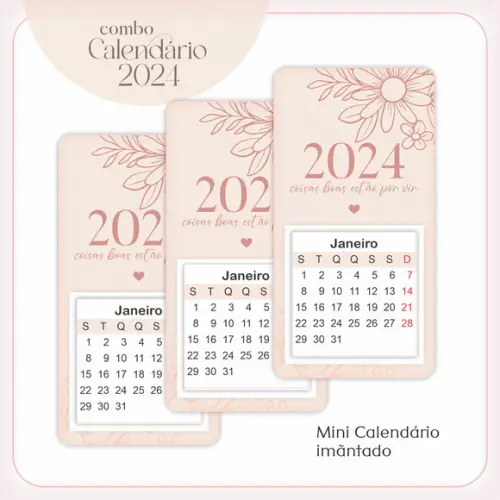 Arquivo Digital Combo Calendário 2024